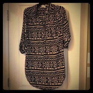 Black and cream tunic